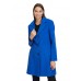 Betty Barclay - 7573 2146 Half lange mantel hoog blauw.